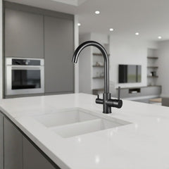 OSMOSIS - ALFA 2 Monomando de Cocina s/repisa Negro MARTI 1921