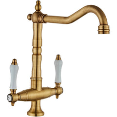 CARABELA Monomando de Cocina s/repisa Bronce MARTI 1921