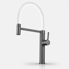 CIRA MetalEdition Monomando de Cocina Dirigible Flexyform GunMetal|Blanco MARTI 1921