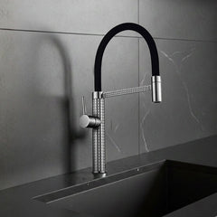 CIRA MetalEdition Monomando de Cocina Dirigible Flexyform GunMetal|Negro MARTI 1921
