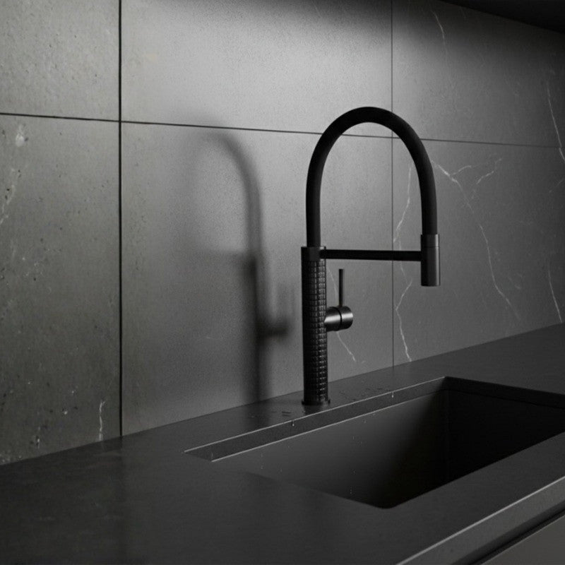 CIRA MetalEdition Monomando de Cocina Dirigible Flexyform Negro|Negro MARTI 1921