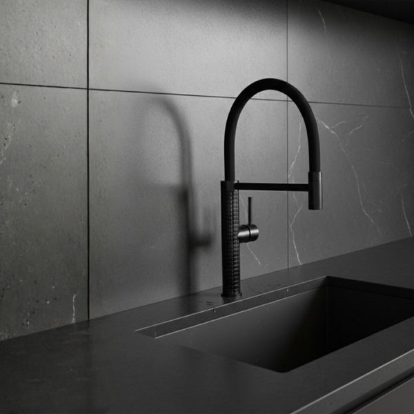 CIRA MetalEdition Monomando de Cocina Dirigible Flexyform Negro|Negro MARTI 1921