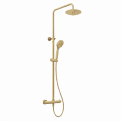 RTT TERMOSTÁTICO 100% LATÓN Monomando de Ducha con Columna AmarilloArena RAL1002 MARTI 1921
