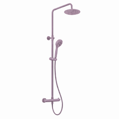 RTT TERMOSTÁTICO 100% LATÓN Monomando de Ducha con Columna VioletaPastel 4009 MARTI 1921