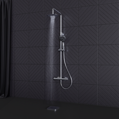MRT TERMOSTÁTICO Monomando de Ducha con Columna Cromo MARTI 1921
