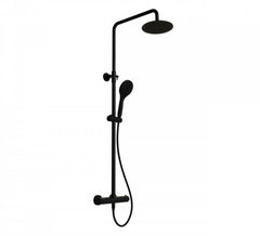 MRT TERMOSTÁTICO Monomando de Ducha con Columna Negro MARTI 1921