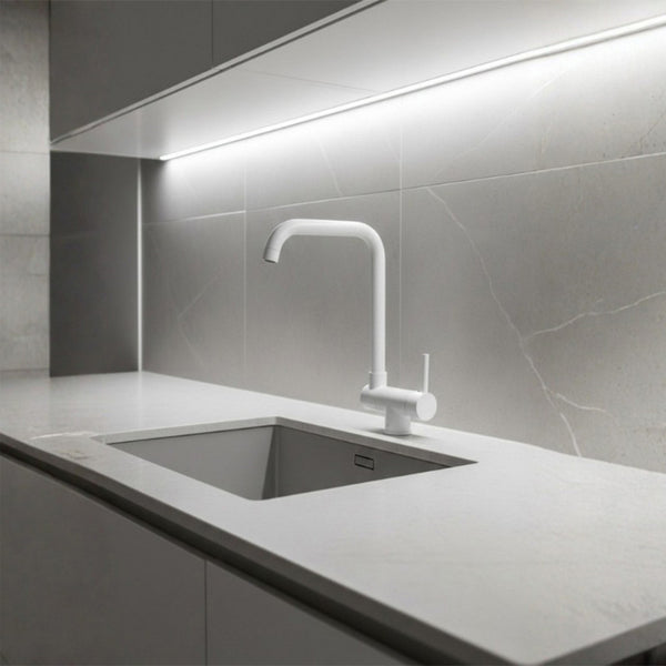 GRANADA Monomando de Cocina Abatible Blanco MARTI 1921
