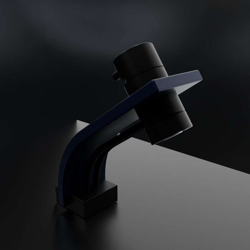 PLATINIUM Monomando de Lavabo s/repisa AzulAcero RAL5011 MARTI 1921