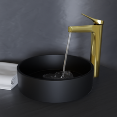 GT Monomando de Lavabo Alto s/repisa Oro MARTI 1921