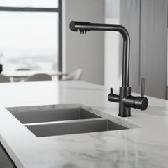 OSMOSIS - ALFA 3 Monomando de Cocina s/repisa Negro MARTI 1921