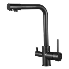 OSMOSIS - ALFA 3 Monomando de Cocina s/repisa Negro MARTI 1921