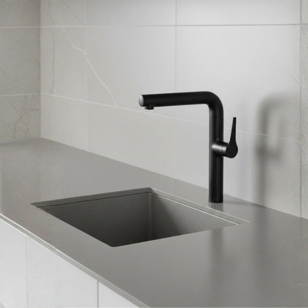 GT Monomando de Cocina s/repisa Negro MARTI 1921