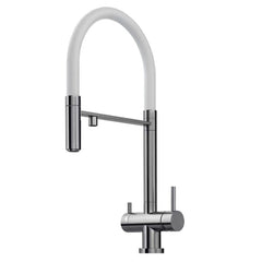 IRIS Monomando de Cocina Dirigible Flexyform OSMOSIS GunMetal|Blanco MARTI 1921