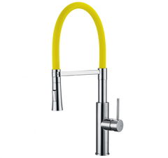 IRIS Monomando de Cocina Dirigible Flexyform Cromo|Amarill MARTI 1921