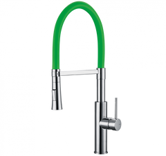 IRIS Monomando de Cocina Dirigible Flexyform Cromo|Verde MARTI 1921