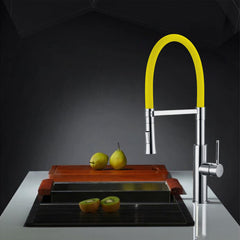 IRIS Monomando de Cocina Dirigible Flexyform Cromo|Amarill MARTI 1921