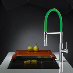 IRIS Monomando de Cocina Dirigible Flexyform Cromo|Verde MARTI 1921