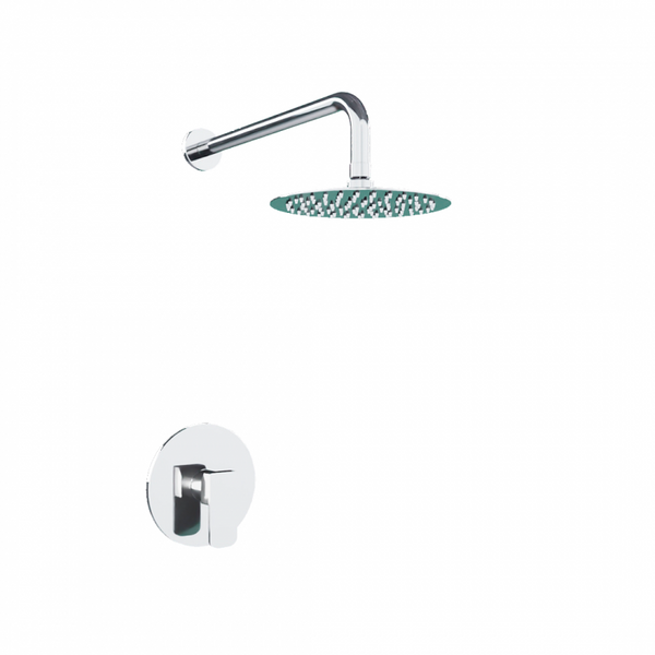 22E Monomando de Kit Empotrado de Ducha (3vías-1función) TBX PARED Cromo MARTI 1921