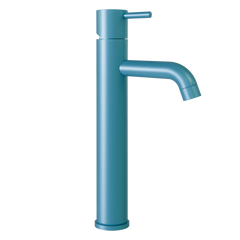 MRT 4 Monomando de Lavabo Alto s/repisa AzulTurquesa RAL5018 MARTI 1921