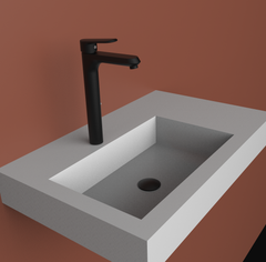 HARMONY Monomando de Lavabo Alto s/repisa Negro MARTI 1921