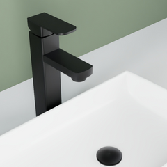 22E Monomando de Lavabo Alto s/repisa Negro MARTI 1921