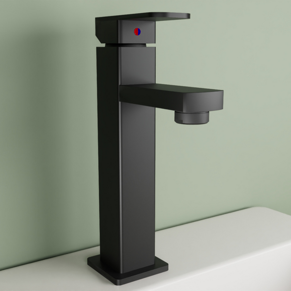 22E Monomando de Lavabo Alto s/repisa Negro MARTI 1921