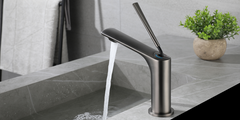 FUTURA Monomando de Lavabo s/repisa GunMetalPVD MARTI 1921