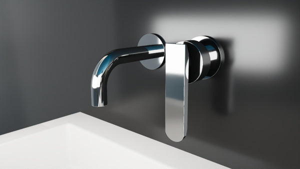 VICTOR Monomando de Lavabo Mural 2 elementos 16CM Cromo MARTI 1921