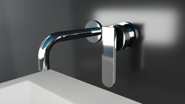 VICTOR Monomando de Lavabo Mural 2 elementos 21CM Cromo MARTI 1921