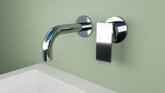 22E Monomando de Lavabo Mural 2 elementos 16CM Cromo MARTI 1921