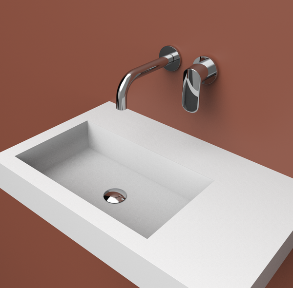 HARMONY Monomando de Lavabo Mural 2 elementos 21CM Cromo MARTI 1921