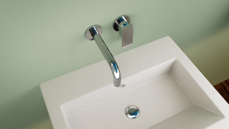 22E Monomando de Lavabo Mural 2 elementos 21CM Cromo MARTI 1921
