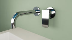 22E Monomando de Lavabo Mural 2 elementos 21CM Cromo MARTI 1921