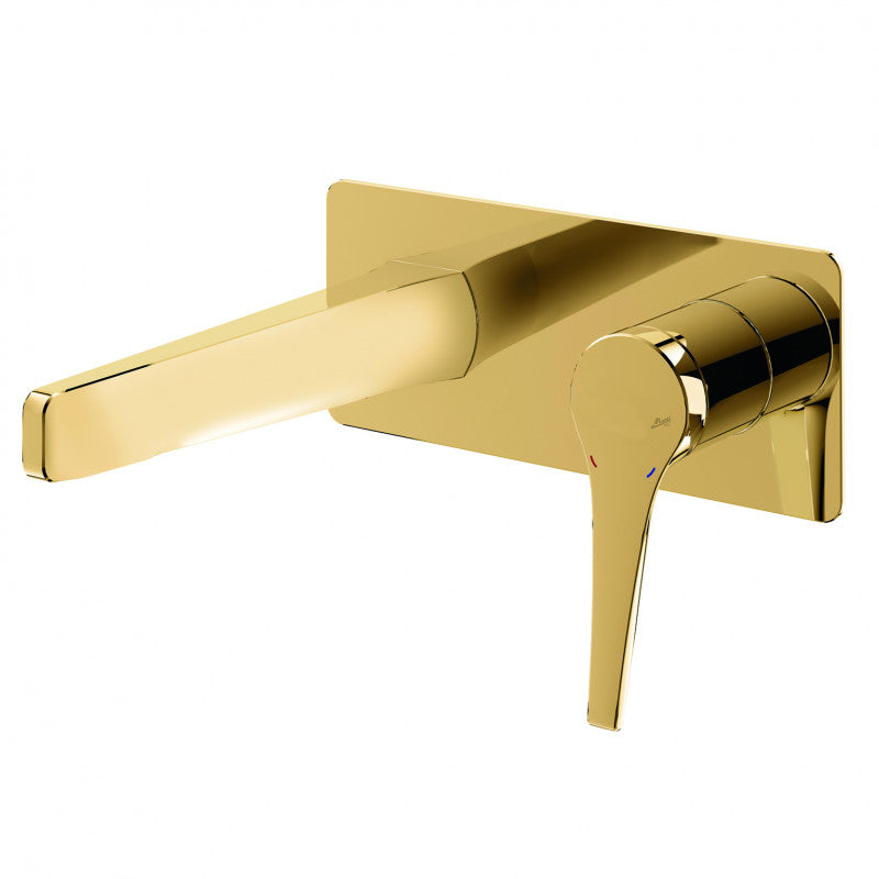 GT Monomando de Lavabo Mural 2 elementos CP Oro MARTI 1921