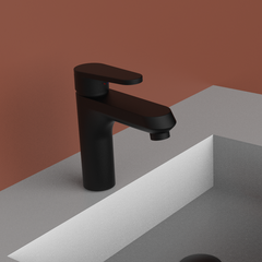 HARMONY Monomando de Lavabo s/repisa Negro MARTI 1921