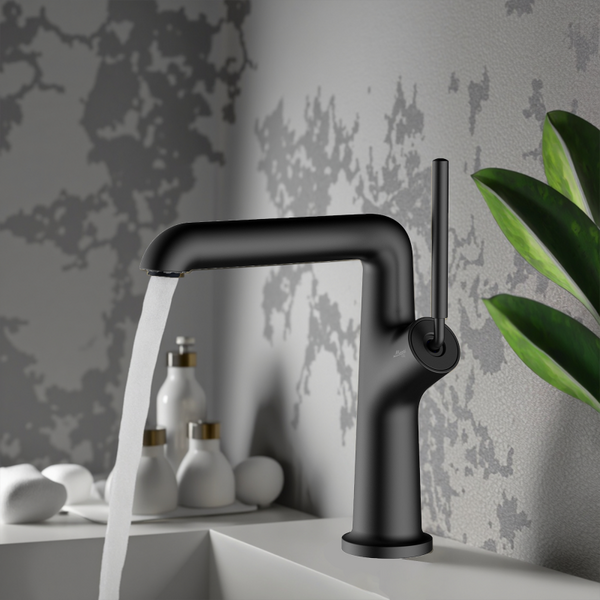 VIENA Monomando de Lavabo s/repisa Negro MARTI 1921
