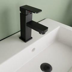 22E Monomando de Lavabo s/repisa Negro MARTI 1921