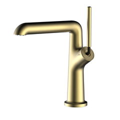 VIENA Monomando de Lavabo s/repisa OroCepilladoPVD MARTI 1921