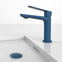 VELVET Monomando de Lavabo s/repisa AzulGenciana RAL5010 MARTI 1921