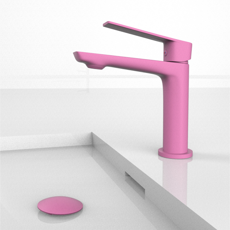 VELVET Monomando de Lavabo s/repisa RosaClaro RAL3015 MARTI 1921
