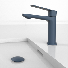 VELVET Monomando de Lavabo s/repisa AzulColombino RAL5014 MARTI 1921
