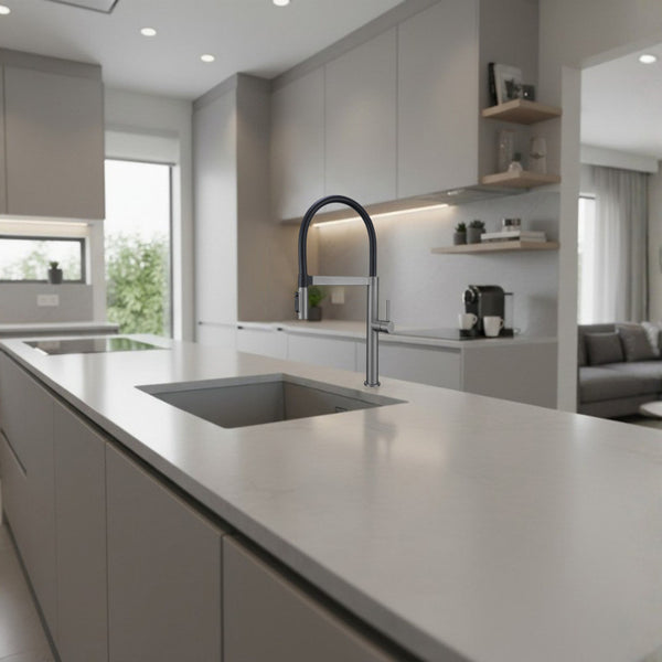 MRT 4 Monomando de Cocina Dirigible Flexyform OSMOSIS GunMetalPVD MARTI 1921