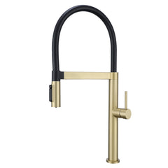 MRT 4 Monomando de Cocina Dirigible Flexyform OSMOSIS OroCepilladoPVD MARTI 1921