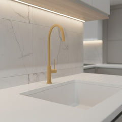SOPHIE Monomando de Cocina s/repisa AmarilloArena RAL1002 MARTI 1921