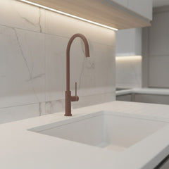 SOPHIE Monomando de Cocina s/repisa RojoBeige RAL3012 MARTI 1921