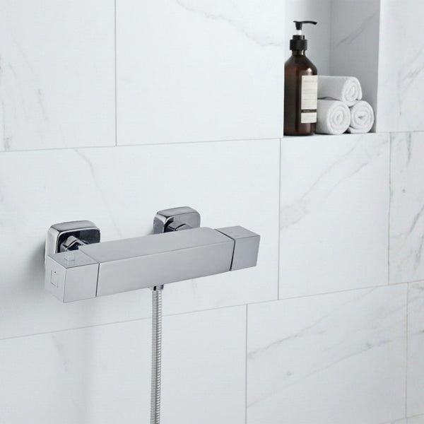 CUBIC TERMOSTÁTICO Monomando de Ducha (con accesorios) Cromo MARTI 1921