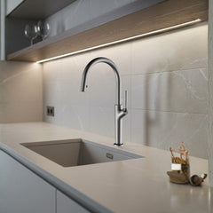 VIENA Monomando de Cocina Extraible GunMetalPVD MARTI 1921